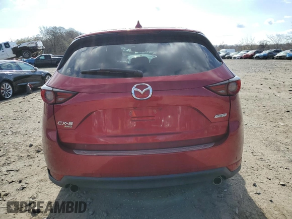 2018 Mazda CX-5 Grand Touring with VIN JM3KFBDM2J0373422, listed as a Copart auction lot 50314625 with 47,081 mi miles and Salvage Title. Bid and sale history available at carsss.com. Image 6.