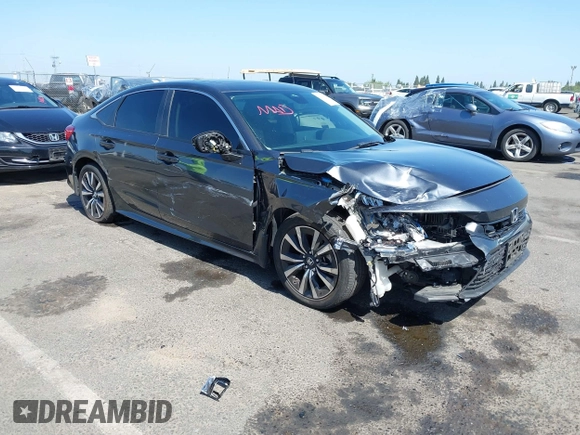 2023 Honda Civic EX with VIN 2HGFE1F74PH323979, listed as a IAAI auction lot 42499373 with 70,326 mi miles and . Bid and sale history available at DreamBid. Image 1.