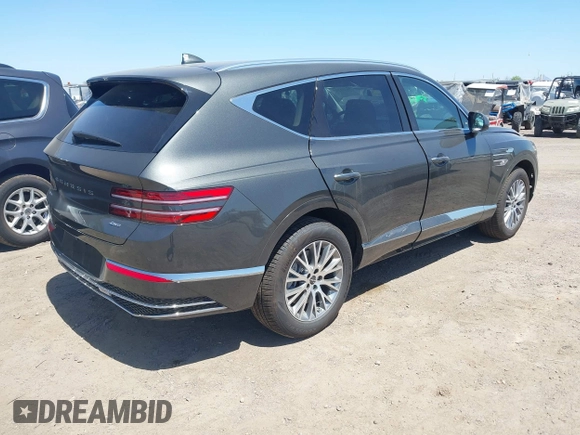 2025 Genesis GV80 Standard with VIN KMUHFESB6SU273191, listed as a IAAI auction lot 42121747 with 1,815 mi miles and . Bid and sale history available at DreamBid. Image 4.