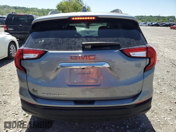 2024 GMC Terrain SLE z VIN 3GKALMEG9RL318986, wystawiony jako Copart lot #57306185 z przebiegiem 24 694 mil mil oraz Szkoda całkowita • Salvage title. Historia ofert i sprzedaży dostępna na DreamBid. Obrazek 6.