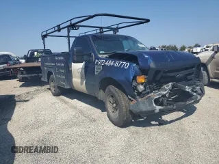 2008 Ford F-250 with VIN 1FDNF20558ED13020, listed as a Copart auction lot 48329705 with Not provided miles and Salvage title. Bid and sale history available at DreamBid. Image 4.
