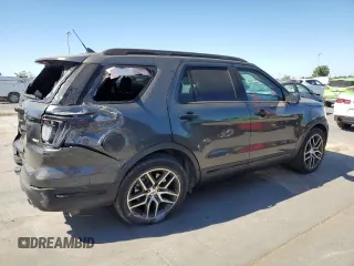 2018 Ford Explorer Sport with VIN 1FM5K8GT4JGC07574, listed as a Copart auction lot 72860404 with 18,563 mi miles and Salvage title. Bid and sale history available at DreamBid. Image 3.