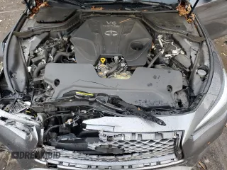 2019 Infiniti Q50 Sport with VIN JN1EV7AP6KM515983, listed as a Copart auction lot 84332744 with 59,812 mi miles and Salvage title. Bid and sale history available at DreamBid. Image 11.