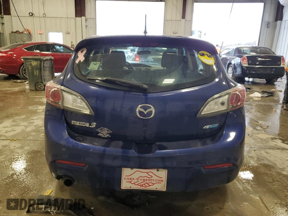 2013 Mazda 3 i Touring with VIN JM1BL1LP5D1770418, listed as a Copart auction lot 47085325 with 107,903 mi miles and Non Repairable. Bid and sale history available at carsss.com. Image 6.