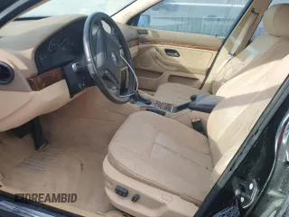 1998 BMW 5 Series 540iA with VIN WBADE6320WBW59550, listed as a Copart auction lot 80756644 with 0 mi miles and Salvage Title. Bid and sale history available at carsss.com. Image 7.