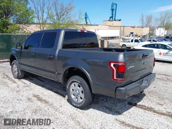 2017 Ford F-150 XL with VIN 1FTEW1EF2HKE47307, listed as a IAAI auction lot 41928346 with 50,337 mi miles. Bid and sale history available at carsss.com. Image 3.