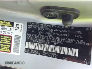 2016 Toyota Sienna XLE with VIN 5TDYK3DC4GS739785, listed as a IAAI auction lot 41513038 with 71,935 mi miles. Bid and sale history available at carsss.com. Image 9.