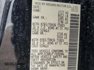 2022 Nissan Frontier S с VIN 1N6ED1EK3NN664004, выставлен на аукционе Copart как лот 54534175 с пробегом 41 549 миль миль и Списание • Salvage title. История ставок и продаж доступна на DreamBid. Изображение 12.