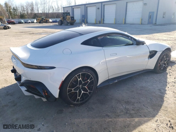 2021 Aston Martin Vantage with VIN SCFSMGAW6MGN05743, listed as a Copart auction lot 46655524 with 4,759 mi miles and Salvage Title. Bid and sale history available at carsss.com. Image 3.