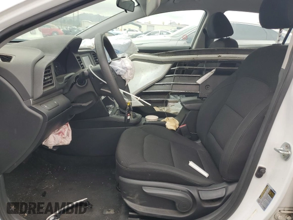 2019 Hyundai Elantra SE with VIN 5NPD74LF3KH470727, listed as a Copart auction lot 55707545 with 45,154 mi miles and Clean Title. Bid and sale history available at DreamBid. Image 7.