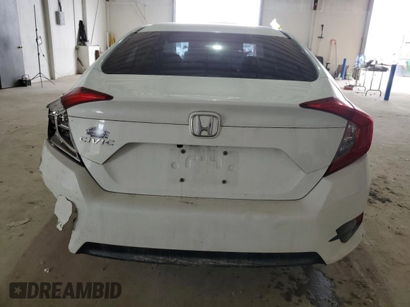 2018 Honda Civic LX with VIN 19XFC2F50JE205598, listed as a Copart auction lot 46162545 with 136,835 mi miles and Salvage Title. Bid and sale history available at DreamBid. Image 6.