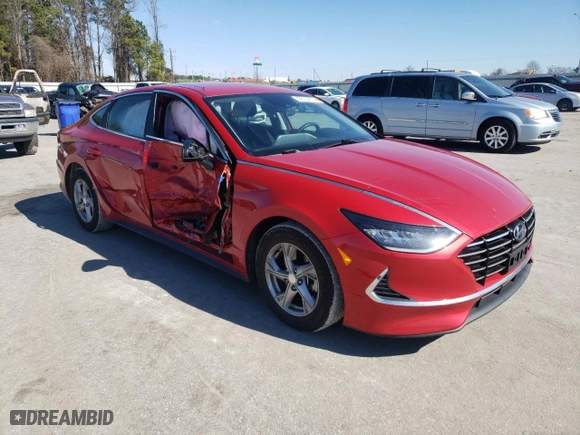 2021 Hyundai Sonata SE with VIN 5NPEG4JA7MH073729, listed as a Copart auction lot 45333585 with NaN miles and Salvage Title. Bid and sale history available at carsss.com. Image 4.