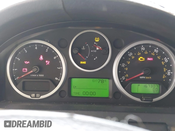2007 Land Rover Range Rover Sport SC with VIN SALSH23497A104110, listed as a IAAI auction lot 42732800 with 167,307 mi miles and . Bid and sale history available at DreamBid. Image 7.