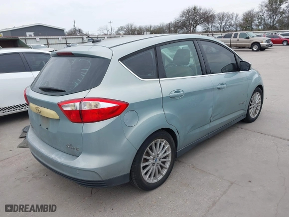 2013 Ford C-Max Hybrid SEL with VIN 1FADP5BU8DL523402, listed as a IAAI auction lot 41676386 with 214,649 mi miles. Bid and sale history available at carsss.com. Image 4.