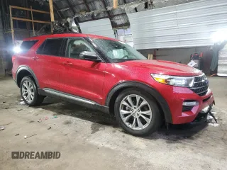 2023 Ford Explorer XLT with VIN 1FMSK8DH0PGB07760, listed as a Copart auction lot 51689185 with 16,742 mi miles and Salvage Title. Bid and sale history available at carsss.com. Image 4.