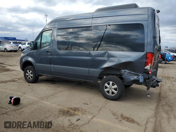 2020 Mercedes-Benz Sprinter with VIN W1Z4EFVY8LP226794, listed as a Copart auction lot 76091804 with 49,169 mi miles and Clean Title. Bid and sale history available at DreamBid. Image 2.