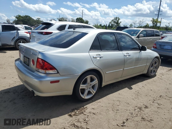 2005 Lexus IS 300 with VIN JTHBD192250100758, listed as a Copart auction lot 73828734 with Not Provided miles and Salvage Title. Bid and sale history available at DreamBid. Image 3.