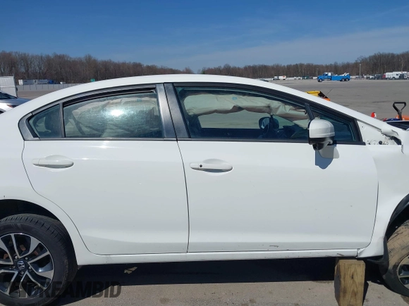 2014 Honda Civic Sedan EX with VIN 19XFB2F83EE051875, listed as a IAAI auction lot 41821950 with 157,755 mi miles. Bid and sale history available at carsss.com. Image 14.