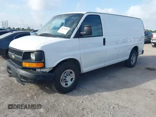 2016 Chevrolet Express Cargo Van with VIN 1GCWGAFF4G1167344, listed as a IAAI auction lot 41729291 with 136,982 mi miles. Bid and sale history available at carsss.com. Image 2.