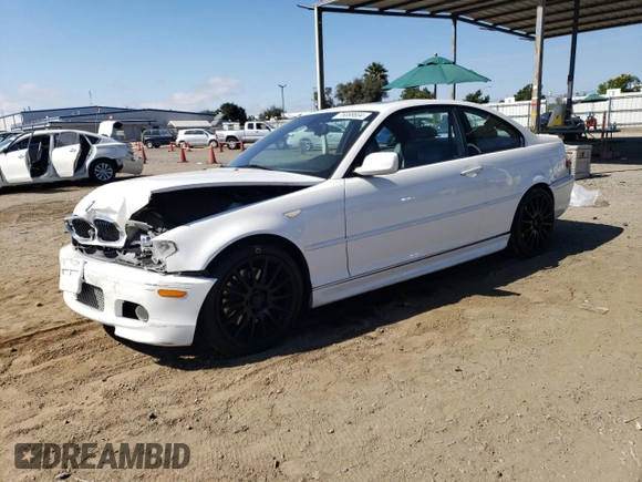 2005 BMW 3 Series 330Ci with VIN WBABD53475PL17407, listed as a Copart auction lot 76088604 with 157,055 mi miles and Salvage Title. Bid and sale history available at carsss.com. Image 1.