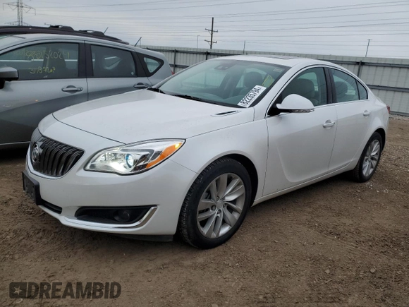2017 Buick Regal Premium II with VIN 2G4GS5GX6H9112372, listed as a Copart auction lot 82235794 with 38,213 mi miles and Salvage Title. Bid and sale history available at DreamBid. Image 1.