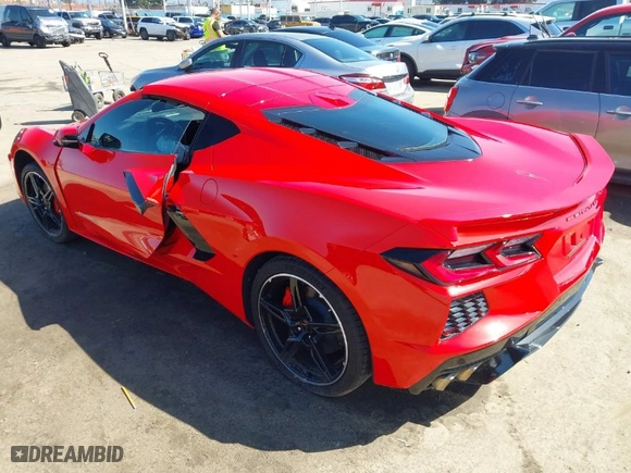 2023 Chevrolet Corvette 2LT with VIN 1G1YB2D46P5115407, listed as a IAAI auction lot 38910179 with 13,364 mi miles. Bid and sale history available at carsss.com. Image 3.