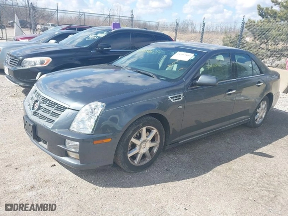 2008 Cadillac STS AWD w/1SB with VIN 1G6DD67V180140356, listed as a IAAI auction lot 41902801 with NaN miles. Bid and sale history available at carsss.com. Image 2.