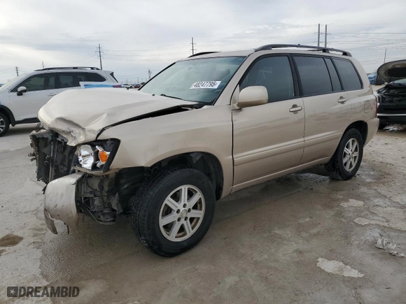 2004 Toyota Highlander with VIN JTEDP21A140024017, listed as a Copart auction lot 48247795 with 120,587 mi miles and Salvage Title. Bid and sale history available at carsss.com. Image 1.