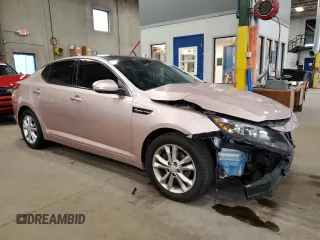 2013 Kia Optima EX with VIN 5XXGN4A72DG184011, listed as a Copart auction lot 54006235 with 0 mi miles and Salvage Title. Bid and sale history available at carsss.com. Image 4.