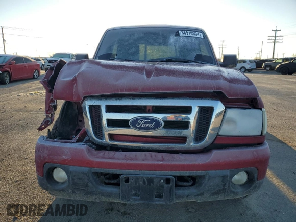 2010 Ford Ranger XLT with VIN 1FTLR4FE9APA10483, listed as a Copart auction lot 86918604 with 125,354 mi miles and Salvage Title. Bid and sale history available at DreamBid. Image 5.