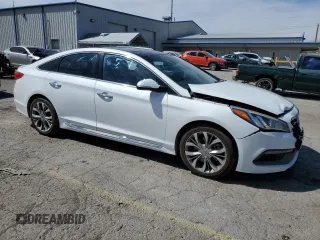 2015 Hyundai Sonata Sport with VIN 5NPE34AB8FH113307, listed as a Copart auction lot 50931225 with 99,961 mi miles and Salvage Title. Bid and sale history available at carsss.com. Image 4.