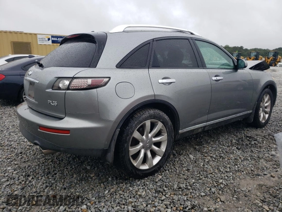 2007 Infiniti FX35 with VIN JNRAS08WX7X204829, listed as a Copart auction lot 71669554 with 189,643 mi miles and Salvage Title. Bid and sale history available at carsss.com. Image 3.
