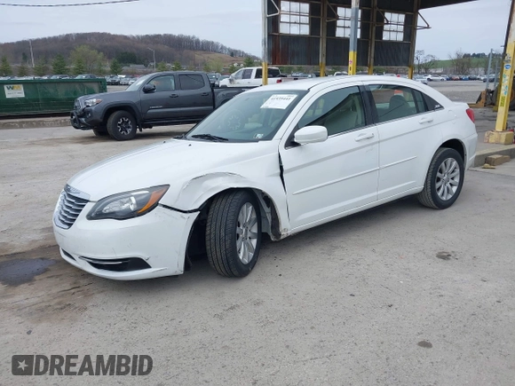 2014 Chrysler 200 Touring with VIN 1C3CCBBBXEN194954, listed as a IAAI auction lot 41939441 with 157,991 mi miles. Bid and sale history available at carsss.com. Image 2.