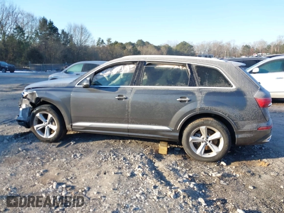 2020 Audi Q7 Premium with VIN WA1AJAF74LD009951, listed as a IAAI auction lot 41418433 with 58,291 mi miles. Bid and sale history available at carsss.com. Image 15.