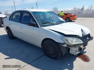 2004 Honda Civic LX with VIN 2HGES16684H574401, listed as a IAAI auction lot 41699779 with 196,138 mi miles. Bid and sale history available at carsss.com. Image 1.