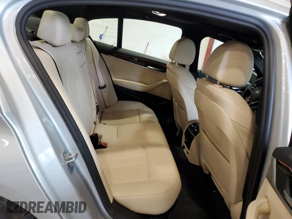 2020 BMW 5 Series 530i xDrive with VIN WBAJR7C09LCE58704, listed as a Copart auction lot 49900615 with 33,167 mi miles and Salvage title. Bid and sale history available at DreamBid. Image 10.