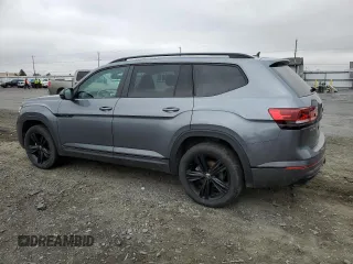 2023 Volkswagen Atlas SEL R-Line Black with VIN 1V2SR2CA0PC552989, listed as a Copart auction lot 78091744 with 37,644 mi miles and Salvage title. Bid and sale history available at DreamBid. Image 2.