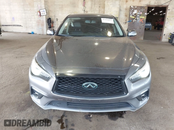 2019 Infiniti Q50 Luxe z VIN JN1EV7AR8KM594171, wystawiony jako IAAI lot #42428037 z przebiegiem 70 086 mil mil oraz . Historia ofert i sprzedaży dostępna na DreamBid. Obrazek 12.