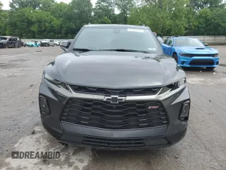 2019 Chevrolet Blazer RS with VIN 3GNKBJRS3KS703107, listed as a Copart auction lot 56701205 with 60,816 mi miles and Salvage title. Bid and sale history available at DreamBid. Image 5.