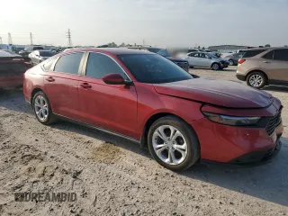 2023 Honda Accord LX with VIN 1HGCY1F25PA056817, listed as a Copart auction lot 55620625 with 40,484 mi miles and Salvage Title. Bid and sale history available at DreamBid. Image 4.