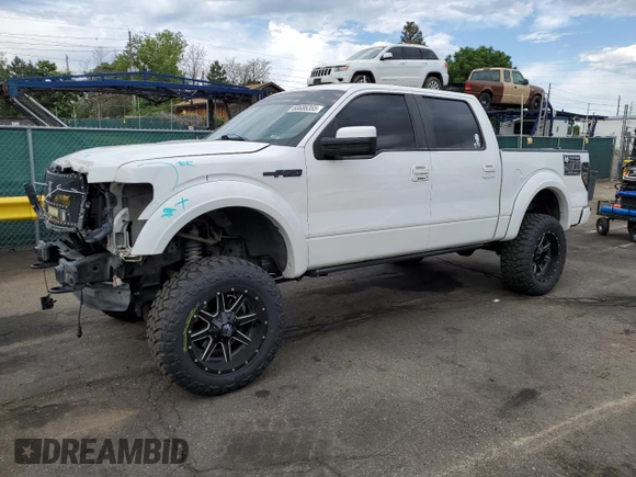 2013 Ford F-150 XL with VIN 1FTFW1ET0DKF55929, listed as a Copart auction lot 60686355 with 181,352 mi miles and Salvage title. Bid and sale history available at DreamBid. Image 1.