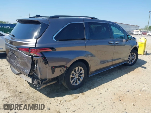 2021 Toyota Sienna XLE z VIN 5TDYRKEC0MS007394, wystawiony jako IAAI lot #42080004 z przebiegiem 75 553 mil mil oraz . Historia ofert i sprzedaży dostępna na DreamBid. Obrazek 4.