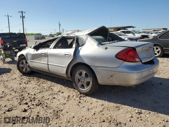 2002 Ford Taurus SES Standard with VIN 1FAFP55242A254455, listed as a Copart auction lot 49986365 with 158,566 mi miles and Non Repairable. Bid and sale history available at DreamBid. Image 2.