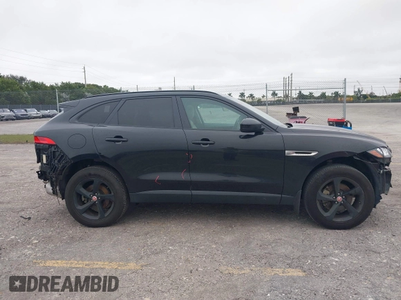 2018 Jaguar F-Pace 25t Premium with VIN SADCJ2FX2JA270891, listed as a IAAI auction lot 41381282 with 75,779 mi miles and . Bid and sale history available at DreamBid. Image 14.