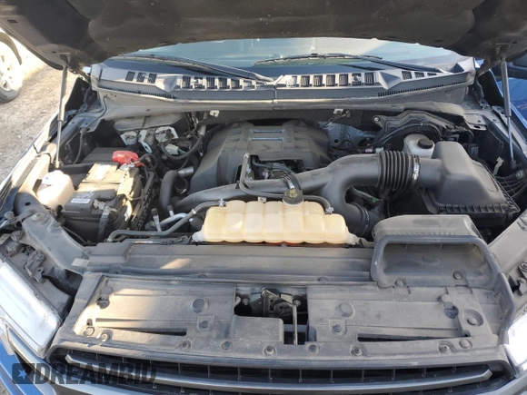 2018 Ford F-150 XL with VIN 1FTEX1EP6JKE53624, listed as a Copart auction lot 55498145 with 92,438 mi miles and Salvage Title. Bid and sale history available at DreamBid. Image 11.