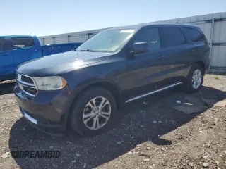 2013 Dodge Durango SXT with VIN 1C4RDJAG0DC663750, listed as a Copart auction lot 50591355 with 161,832 mi miles and Salvage title. Bid and sale history available at DreamBid. Image 1.