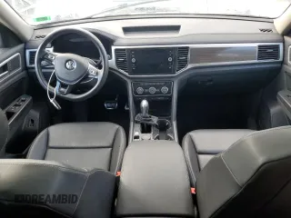 2019 Volkswagen Atlas SEL R-Line with VIN 1V2RR2CA1KC522035, listed as a Copart auction lot 75849514 with 43,569 mi miles and Salvage title. Bid and sale history available at DreamBid. Image 8.
