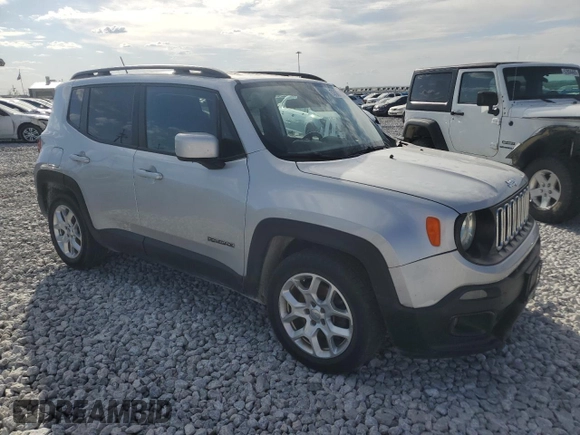 2015 Jeep Renegade Latitude with VIN ZACCJABT9FPC04550, listed as a Copart auction lot 52883135 with 117,651 mi miles and Salvage Title. Bid and sale history available at DreamBid. Image 4.