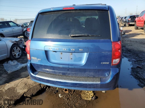 2011 Dodge Grand Caravan Crew with VIN 2D4RN5DG2BR727858, listed as a Copart auction lot 51956105 with 176,678 mi miles and Clean Title. Bid and sale history available at DreamBid. Image 6.