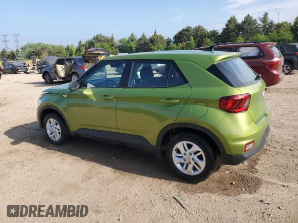 2022 Hyundai Venue SE with VIN KMHRB8A3XNU198154, listed as a Copart auction lot 56735175 with 23,835 mi miles and Salvage title. Bid and sale history available at DreamBid. Image 2.